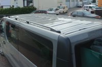 Roof Rails suitable for Opel Vivaro L2-H1 from 2014 bis 03.19 aluminum black