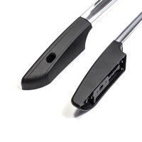 Roof Rails suitable for Peugeot Bipper from 2008 - 2014 aluminum high gloss polished