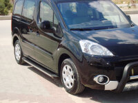 Trittbretter passend f&uuml;r Peugeot Partner 2008-2018 Truva mit T&Uuml;V