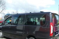 Roof Rails suitable for Peugeot Expert long L2-H1 from 2007 - 2016 aluminium high gloss polished