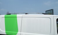 Roof Rails suitable for Peugeot Expert short L1-H1 from 2007 - 2016 aluminum high gloss polished