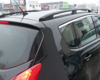 Roof Rails suitable for Peugeot 3008 from 2009 - 2016&nbsp;aluminum black