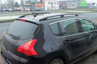 Roof Rails suitable for Peugeot 3008 from 2009 - 2016&nbsp;aluminum black