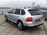 Roof Rails suitable for Porsche Cayenne from 2002 - 2010 aluminum high gloss polished