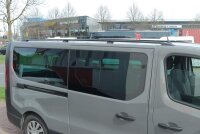 Roof Rails suitable for Renault Trafic L1-H1 from 2014 aluminum black