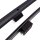 Roof Rails suitable for Renault Trafic L1-H1 from 2014 aluminum black