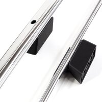 Dachreling passend f&uuml;r Renault Trafic L1-H1 Bj. 2001-2013 Alu Hochglanz