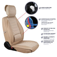 Seat covers for Mazda CX3 from 2011 in beige model Dubai