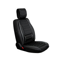 Seat covers for Mercedes Benz GL from 2006 bis 2012 in black white model Dubai