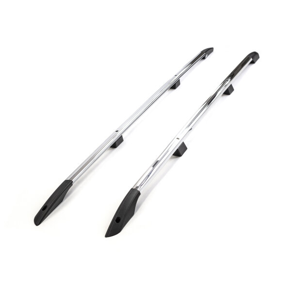 Dachreling passend f&uuml;r Renault Trafic L2-H1 Bj. 2001-2013 Alu Hochglanz