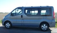 Dachreling passend f&uuml;r Renault Trafic L2-H1 Bj. 2001-2013 Alu Hochglanz