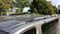 Roof Rails suitable for Renault Trafic L2-H1 from 2001 - 2013 aluminum high gloss polished