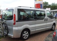 Dachreling passend f&uuml;r Renault Trafic L2-H1 Bj. 2001-2013 Alu Schwarz