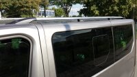 Roof Rails suitable for Renault Trafic L2-H1 from 2014 aluminum high gloss polished