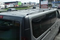 Roof Rails suitable for Renault Trafic L2-H1 from 2014 in aluminum black