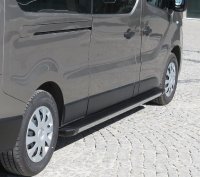Running Boards suitable for Renault Trafic L2-H1 and L2-H2 2001-2013 Truva with T&Uuml;V