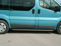 Running Boards suitable for Renault Trafic L2-H1 and L2-H2 2001-2013 Truva with T&Uuml;V