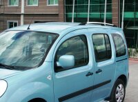 Dachreling passend f&uuml;r Renault Kangoo 2 Rapid Bj. 2008-2019 Alu Hochglanz