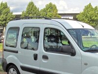 Roof Rails suitable for Renault Kangoo 2 Rapid Maxi from 2008 - 2019 aluminum black