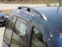 Roof Rails suitable for Renault Kangoo 2 Rapid from 2008 - 2019 aluminum black