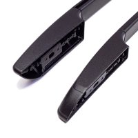 Roof Rails suitable for Renault Kangoo 2 Rapid from 2008 - 2019 aluminum black
