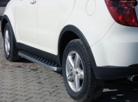 Running Boards suitable for Ssangyong Korando from 2010 Hitit chrome with T&Uuml;V