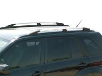 Roof Rails suitable for Suzuki Grand Vitara from 2005 - 2015 aluminum high gloss polished