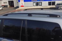 Dachreling passend f&uuml;r Land Cruiser Prado J12 5 T&uuml;rer Bj. 2002-2009 Alu Schwarz