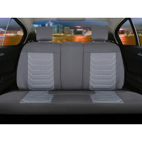 Seat covers for Peugeot 5008 from 2018 in dark grey model Dubai