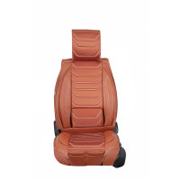 Seat covers for Porsche Cayenne from 2002 in cinnamon model Dubai