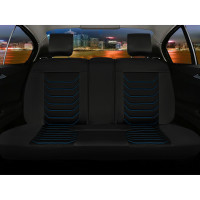 Seat covers for Renault Alaskan from 2017 in black blue model Dubai