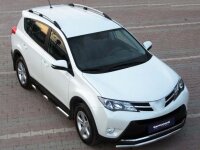 Roof Rails suitable for Toyota Rav4 from 04.2013 - 2018 aluminum high gloss polished