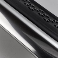 Running Boards suitable for Toyota C-HR from 2017 Ares chrome with T&Uuml;V