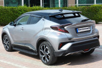 Trittbretter passend f&uuml;r Toyota C-HR ab 2017 - 2023 Hitit Schwarz mit ABE