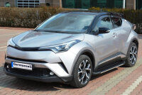 Trittbretter passend f&uuml;r Toyota C-HR ab 2017 - 2023  Olympus Schwarz mit ABE
