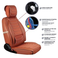 Seat covers for Ssangyong Actyon 2006-2018 cinnamon model Dubai