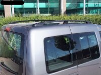 Dachreling passend f&uuml;r VW Caddy Bj. 2003-2020 Alu Schwarz