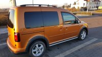 Dachreling passend f&uuml;r VW Caddy Bj. 2003-2020 Alu Schwarz