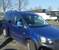 Dachreling passend f&uuml;r VW Caddy Bj. 2003-2020 Alu Schwarz