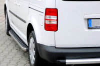 Running Boards suitable for VW Caddy from 2003 Hitit chrome with T&Uuml;V