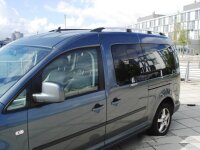 Dachreling passend f&uuml;r VW Caddy Maxi  Bj. 2007-2020 Alu Hochglanz