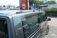 Roof Rails suitable for VW T5 T6 und T6.1 short from 2003 aluminum high gloss polished