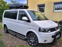 Running Boards suitable for VW T5 and T6 short wheelbase from 2003 Hitit chrome T&Uuml;V