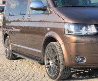 Running Boards suitable for VW T5 and T6 long wheelbase from 2007 Truva with T&Uuml;V