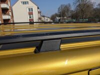 Roof Rails suitable for VW T5 T6 und T6.1 long from 2003 aluminium black