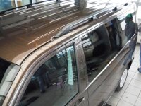 Roof Rails suitable for VW T5 T6 und T6.1 long from 2003 aluminium black