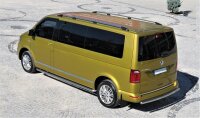 Roof Rails suitable for VW T5 T6 und T6.1 long from 2003 aluminum high gloss polished