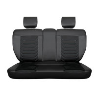 Seat covers for Volkswagen Caddy und Maxi from 2007 in black model Dubai