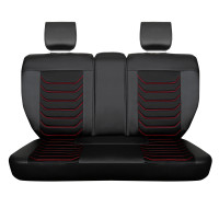 Seat covers for Volkswagen Tiguan from 2007 in black red model Dubai