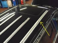 Roof Rails suitable for VW Touareg from 2002 - 2010 aluminum black